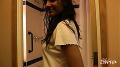 Indian Teen Divya Shaking Hot Ass In Shower