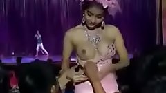 stage performance girl boobs show