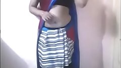 Desi Girl saree strip tease