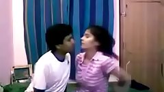 Hot desi couple lip kiss