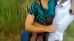 Indian desi college student kissing outdoor mms.MOV