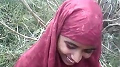 desi Bangla muslim Hijab beauty in forest