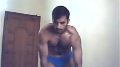 indian builder shows full nude body