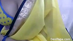 Big Boobs Indian Bhabhi Sari Strip - DesiPapa.com