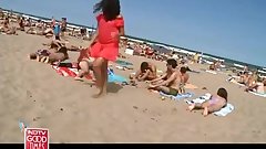 Hot Indian MILF On Barcelona Beach